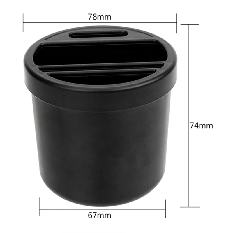 1X(Car Universal Water Cup Slot Storage Box Change Coin Card Reader