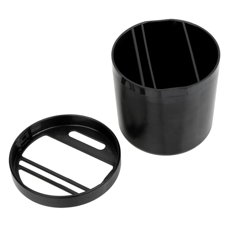 1X(Car Universal Water Cup Slot Storage Box Change Coin Card Reader