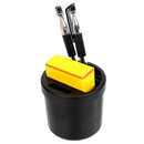 1X(Car Universal Water Cup Slot Storage Box Change Coin Card Reader