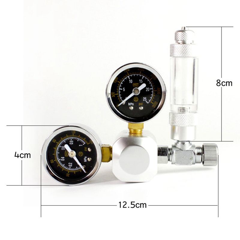 1X(Aquarium Co2 Regulator Tank Live Plant Flow Pressure Control Check Valve