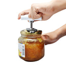 Stainless Steel Can Opener Adjustable Jar Openers Manual Spiral Seal Lid Re P2Z5