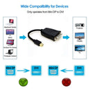 1X(Mini dp to DVI Active 4K@30HZ MINI DP TO DVIactive Line