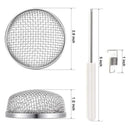 2 Pack Flying Insect Screen Rv Furnace Vent Cover 2.8 Inch Stainless Steel  J7C4