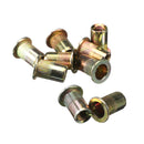 Suleve MXZN7 300Pcs Mixed Steel Rivet Nut Rivnuts Blindnuts Nutserts M3-12mm Nut Insert Rivet Assortment Kits