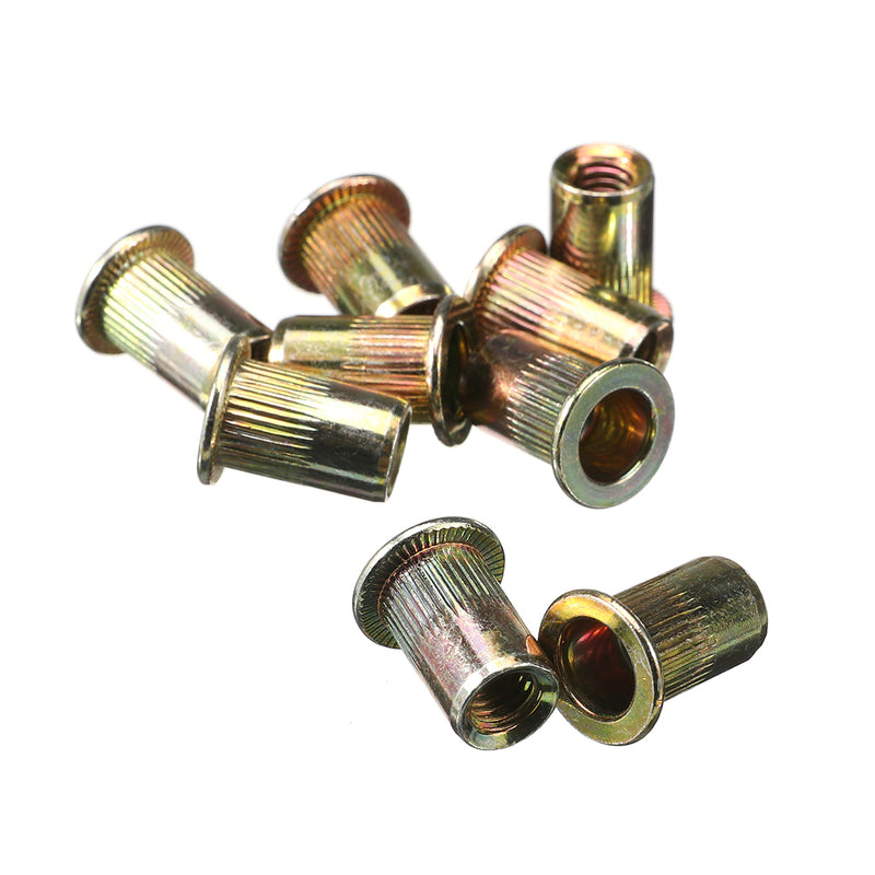 Suleve MXZN7 300Pcs Mixed Steel Rivet Nut Rivnuts Blindnuts Nutserts M3-12mm Nut Insert Rivet Assortment Kits