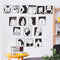 Miico FX42003 2PCS Glass Window And Door Decoration Stickers Wall Sticker DIY Sticker
