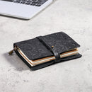 Indra Handmade Medium Embossed Stitched Leather Diary Notebook Journal