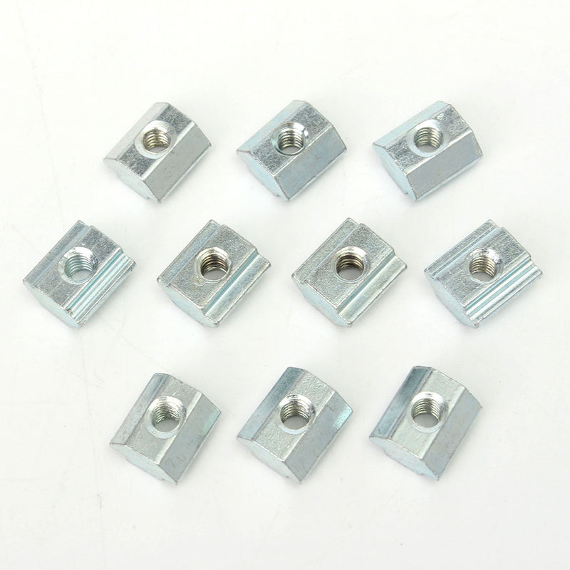 50pcs M4 T Sliding Nut Block for 2020 Aluminum Profile Zinc Coated Plate Aluminum Accessories