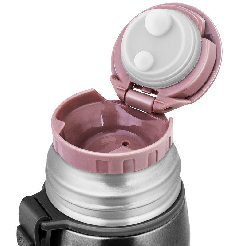 Deli 6076 500ml Portable Thermos cup Stainless Steel Vacuum Flask Thermo Water Bottle Insulated Cup Coffee Mug for Home Office Travel