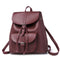 Ladies Backpack Fashion Causal Pu Leather Shoulder Retro Large Backpack Lad Y3A3
