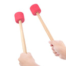Bass Drum Mallets Sticks Red Foam Mallet With Wood Handle For Percussion Ba