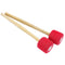Bass Drum Mallets Sticks Red Foam Mallet With Wood Handle For Percussion Ba