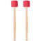 Bass Drum Mallets Sticks Red Foam Mallet With Wood Handle For Percussion Ba