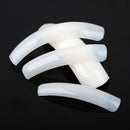 500PCS Milky Salon French False Acrylic 3D Nail Art tips