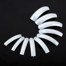 500PCS Milky Salon French False Acrylic 3D Nail Art tips