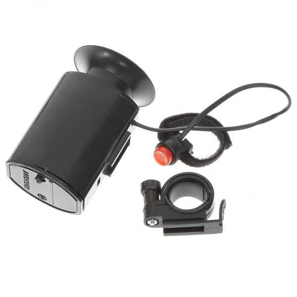 6 Alarm Sound Bicycle Horn With Mount Black 1.6F22 9V 100dB