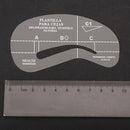 4 Styles Eyebrow Stencil Template Make Up Shaping Tool