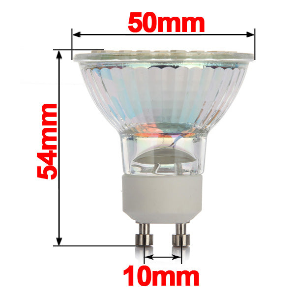 GU10 3W Warm White 48 SMD 3528 LED Spot Lightt Lamb Bulb 195-240V