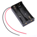 Plastic Battery Storage Case Box Holder For 2x18650 With Leads