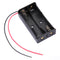Plastic Battery Storage Case Box Holder For 2x18650 With Leads