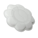 White Acrylic Color Mixing Paint Draw Nail Art Design Palette Dish
