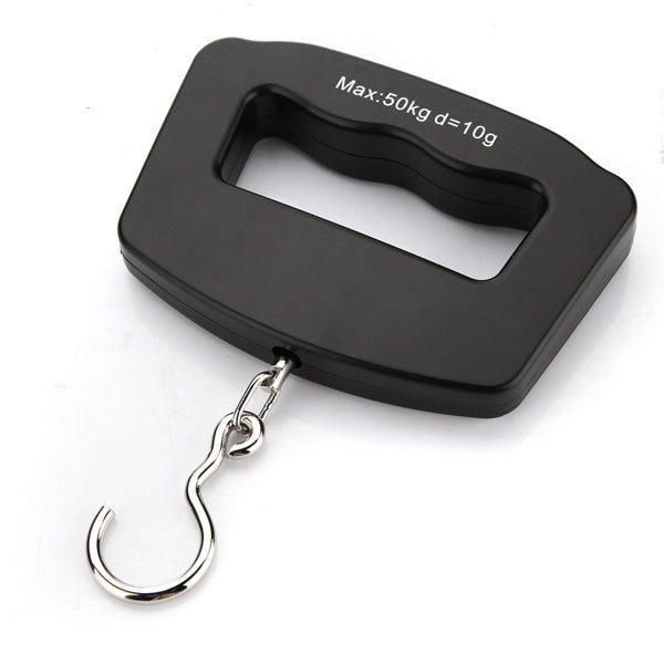 Honana 50kg/10g Portable LCD Digital Fish Hanging Luggage Weight Electronic Hook Scale