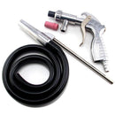 1X(Abrasive Air Sand Blasting Kit 1x Nozzle 1x Steel Nozzle 1x Sand Suction