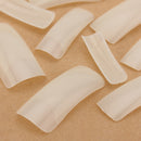 500 Nude Artificial False Acrylic Gel Nail Art Half Tip