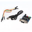 2Pcs Built-in MAX232CPE Chip RS232 TTL Converter Module With Cables