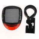 Solar Power Bike Bicycle Rear Tail Red 2 LED 4 Mode Light Lamp