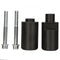 Carbon Fiber Style No Cut Frame Sliders Crash Protector for SUZUKI