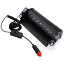 8 LED Car Deck Dash Strobe Flash Warning Emergency Lights