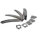 9pcs Audi VW Jetta Chrome Door Handle Covers Trim