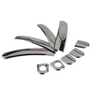 9pcs Audi VW Jetta Chrome Door Handle Covers Trim