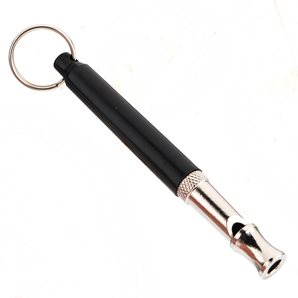 90mm Pet Dog Training Adjustable Whistle Pitch UltraSonic Sound Black