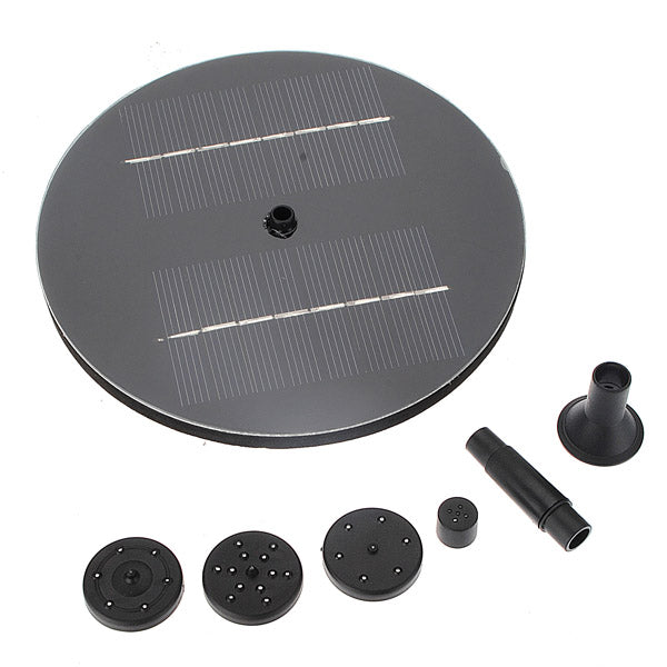 8V 1.4W Mini Solar Panel Brushless Water Pump Garden Floating Fountain Pool Plants Watering Kit