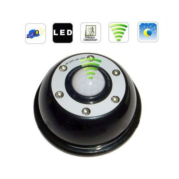 Super Bright White LED Light Emergency and Auto 6 LED Sensor Light