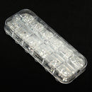 12 Grid Case Nail Art Tips Round Star Glaze Rhinestone Decorations