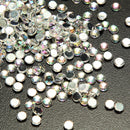 12 Grid Case Nail Art Tips Round Star Glaze Rhinestone Decorations