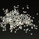 12 Grid Case Nail Art Tips Round Star Glaze Rhinestone Decorations