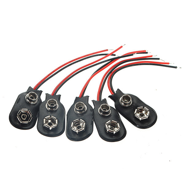 9Volt Battery Clip Connectors 9V Snap Clip Lead Wire