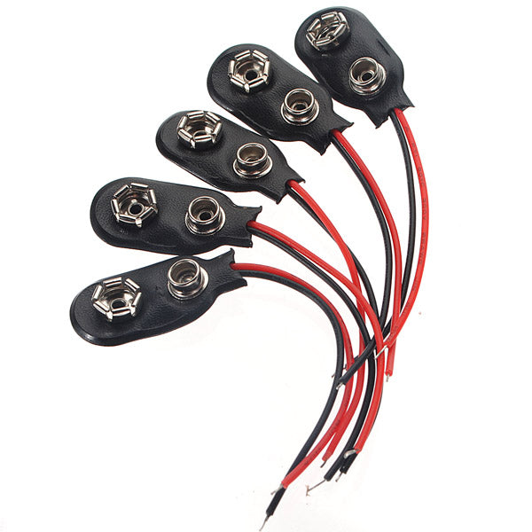 9Volt Battery Clip Connectors 9V Snap Clip Lead Wire