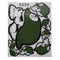 Green Skeleton Head Motorcycle Helmet Decorative Sticker