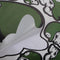 Green Skeleton Head Motorcycle Helmet Decorative Sticker