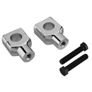 2xShorty Billet Handlebar Bar Riser Set for Harley