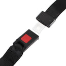 Black Car Seat Belt Lap Belt Two Point Adjustable Safety Universal Sets