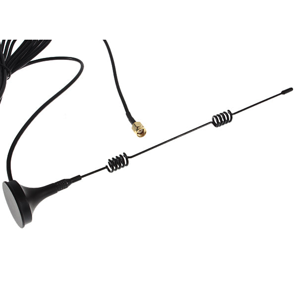 RP-SMA 2.4GHz 7 DBI Wifi 5 X Range Booster Antenna Extender + Base