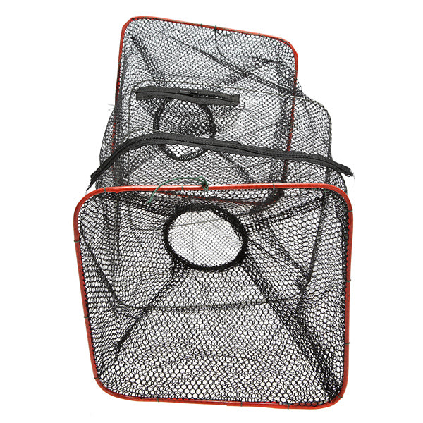ZANLURE Foldable Zips-One Crab Minnow Crawdad Shrimp Fishing Trap Cast Net