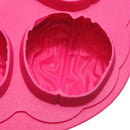Silicone Brain Shape Ice Freeze Cube Tray Mold