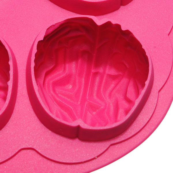 Silicone Brain Shape Ice Freeze Cube Tray Mold